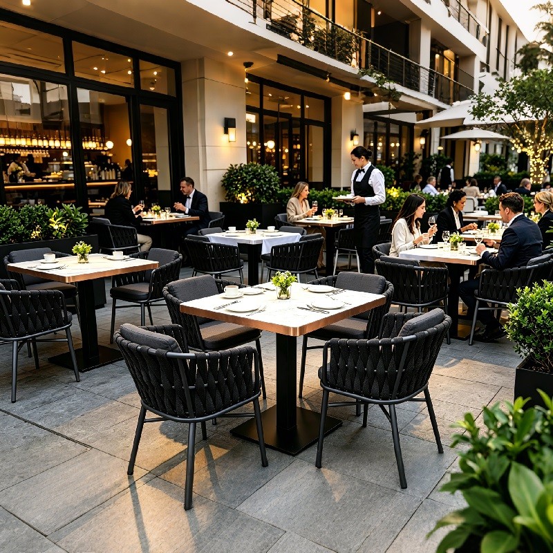 Sintered Stone Tabletops: The Sustainable Alternative to Marble for Commercial Tables