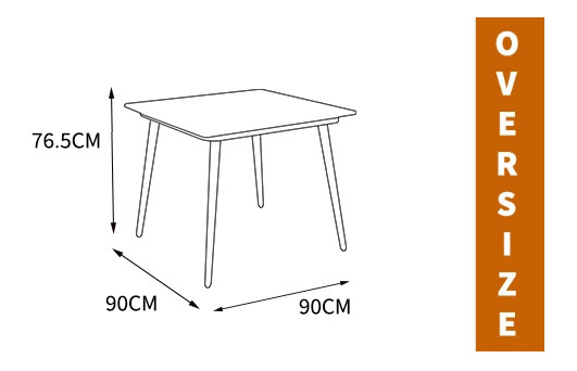 Outdoor Dining Square Table