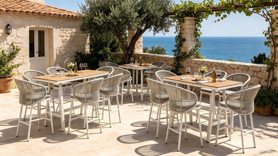 Outdoor Restaurant Table and Chair Sets