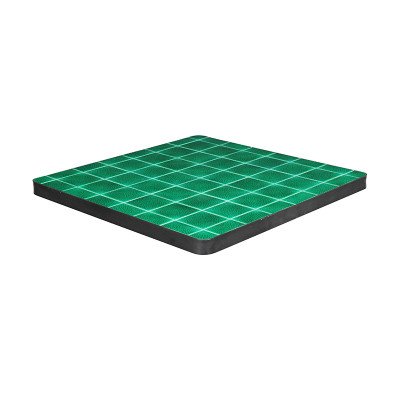 700x700mm Green Ceramic Mosaic Table Top Metal Base Outdoor Dining Bistro Garden Furniture