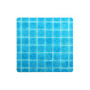 Contemporary Blue Square Mosaic Table Top Outdoor Bistro Dining Furniture With Iron Base