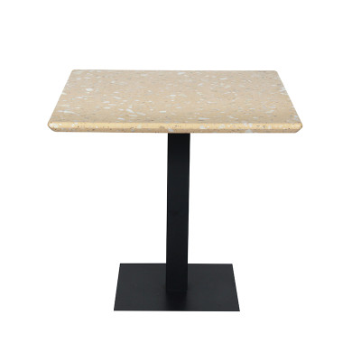 Square Terrazzo Cafe Table Top 800x800mm Weather Resistant For Restaurant Terrace