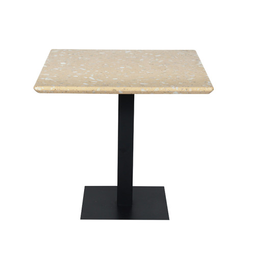 Square Terrazzo Cafe Table Top 800x800mm Weather Resistant For Restaurant Terrace