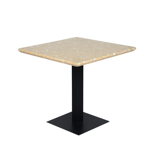 Square Terrazzo Cafe Table Top 800x800mm Weather Resistant For Restaurant Terrace