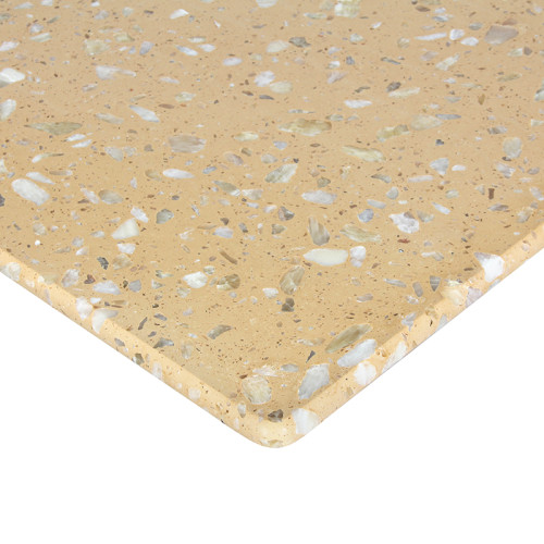 Square Terrazzo Cafe Table Top 800x800mm Weather Resistant For Restaurant Terrace