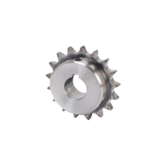 thumbnail image 2 of 8 Speed Chain Uxcell 12 Tooth Roller Sprocket B Type, #25 Chain, Single Strand 1/4" Pitch, 8mm Bore Black Oxide C45 Carbon Steel With Set Screws For 2 of 13
