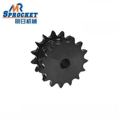 Double Single Sprocket ANSI Pitch Lightweight Metric Roller Chain with Without Key Stocked Tooth Speed Bike Freewheel Conveyor Electric Scooter Sprockets