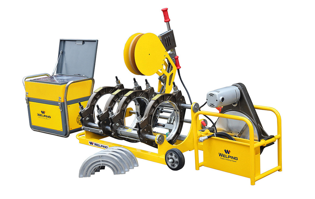 Welping التلقائي آلة لحام الانصهار بعقب لأنابيب HDPE
