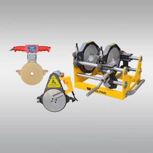 Two Clamps 63mm to 200mm Manual Butt Fusion Machine