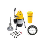Sectional Drain Cleaning Machine for Cleaning 3/4" to 4" Drain Lines