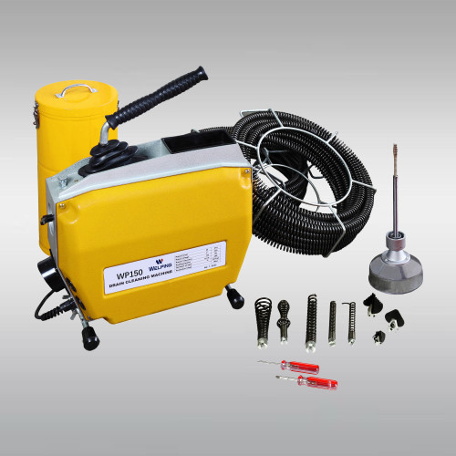 Sectional Drain Cleaning Machine for Cleaning 3/4" to 6" Drain Lines