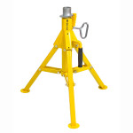 Pipe Jack Stand Fold-a-Jack 4-Ball Transfer Head,12" Pipe Capacity, 28"-52" Height