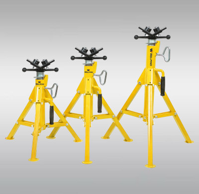 Подставка для трубных домкратов Складная домкратная головка с 2 шариками, вместимость трубы 12 дюймов, высота 28–52 дюйма