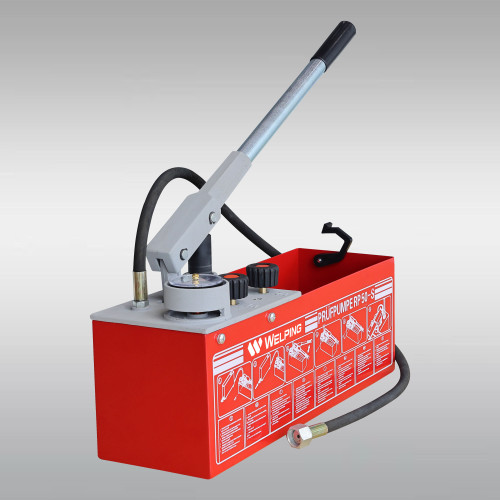 Befüllpumpe 12L 50 KG Manuelle Hydraulische Wasserdruck Testpumpe  Druckprüfpumpe für den Pipeline-Drucktest : : DIY & Tools