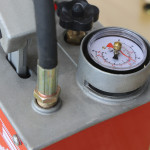 Bomba de prueba manual de 50 bar para uso en calefacción, plomería