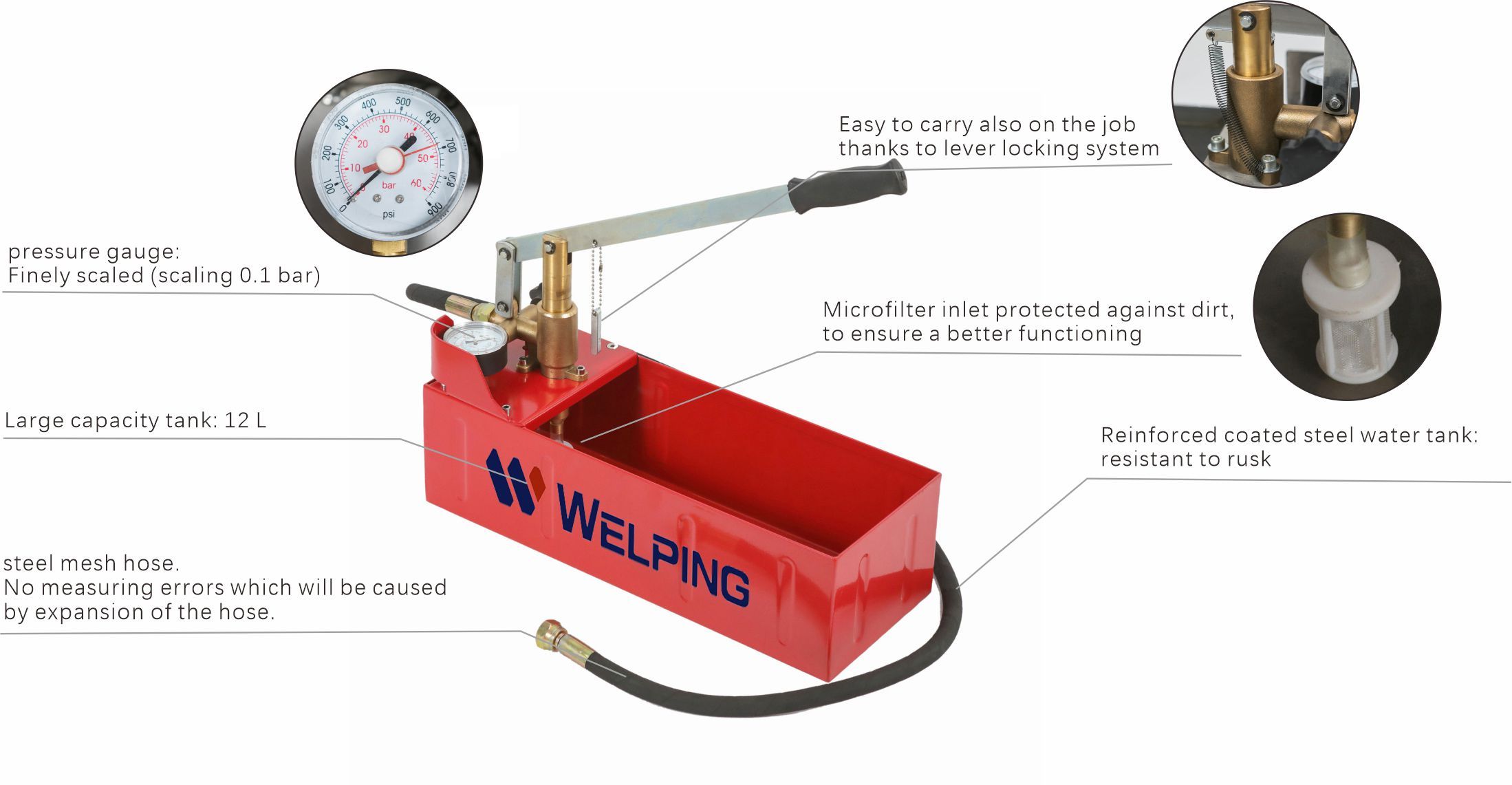 pressure test pump