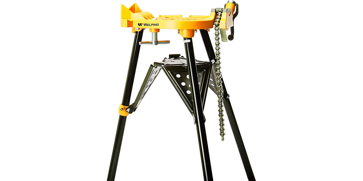 tripod stand for pipe cutting