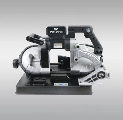 Ленточная пила с литиевым аккумулятором 4 1/2 дюйма 18 В для резки железа, толстостенных материалов, нержавеющей стали, кабелей и пластиковых труб из ПВХ