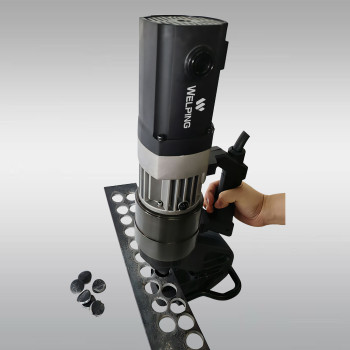 Electric Handheld Hydraulic Hole Puncher with 17/20.5/26/28/30.5mm Dies