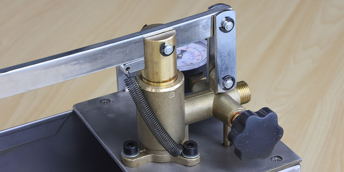water pressure testing pump