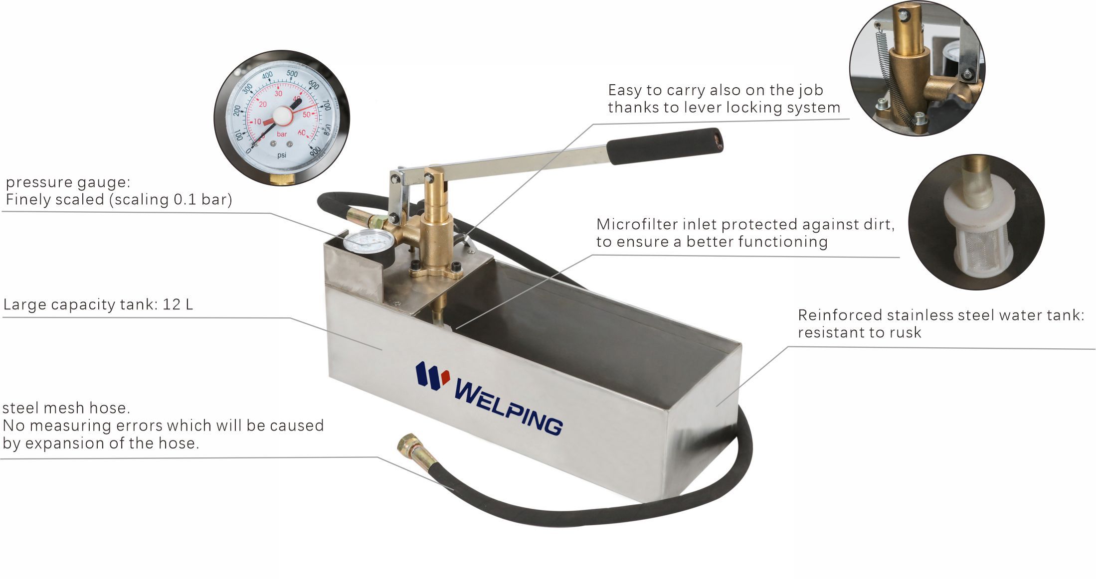 pressure test pump