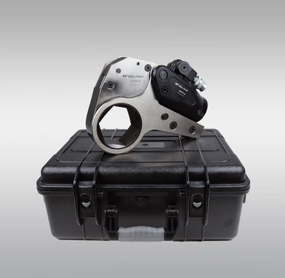 Низкопрофильный полый титановый гидравлический динамометрический ключ с шестигранной кассетой