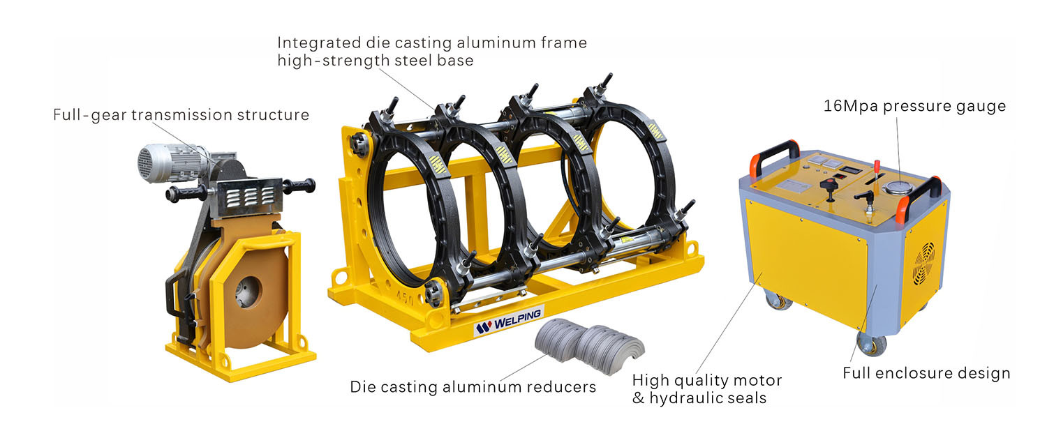 Welping WP160A hydraulic butt fusion machine