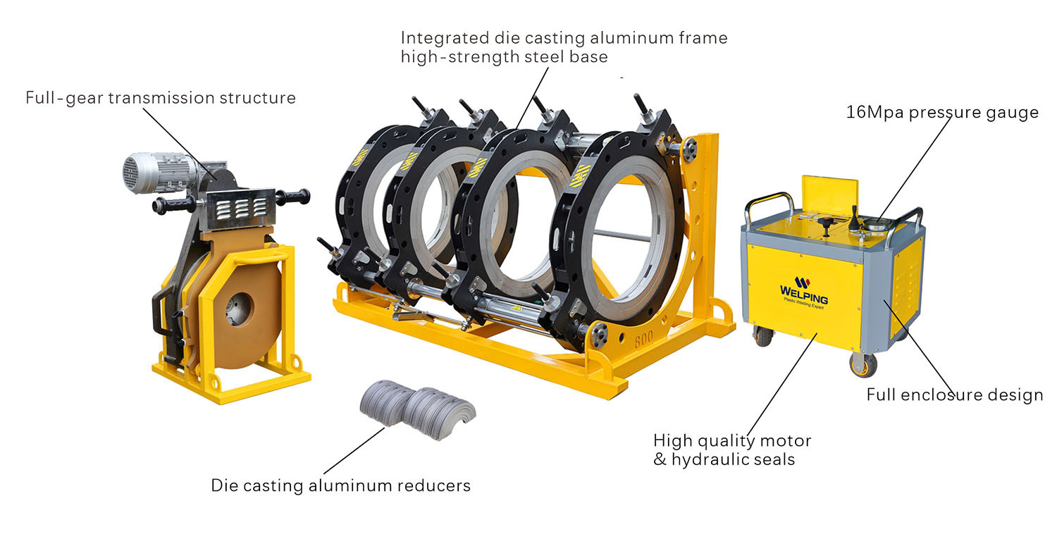 Welping WP160A hydraulic butt fusion machine