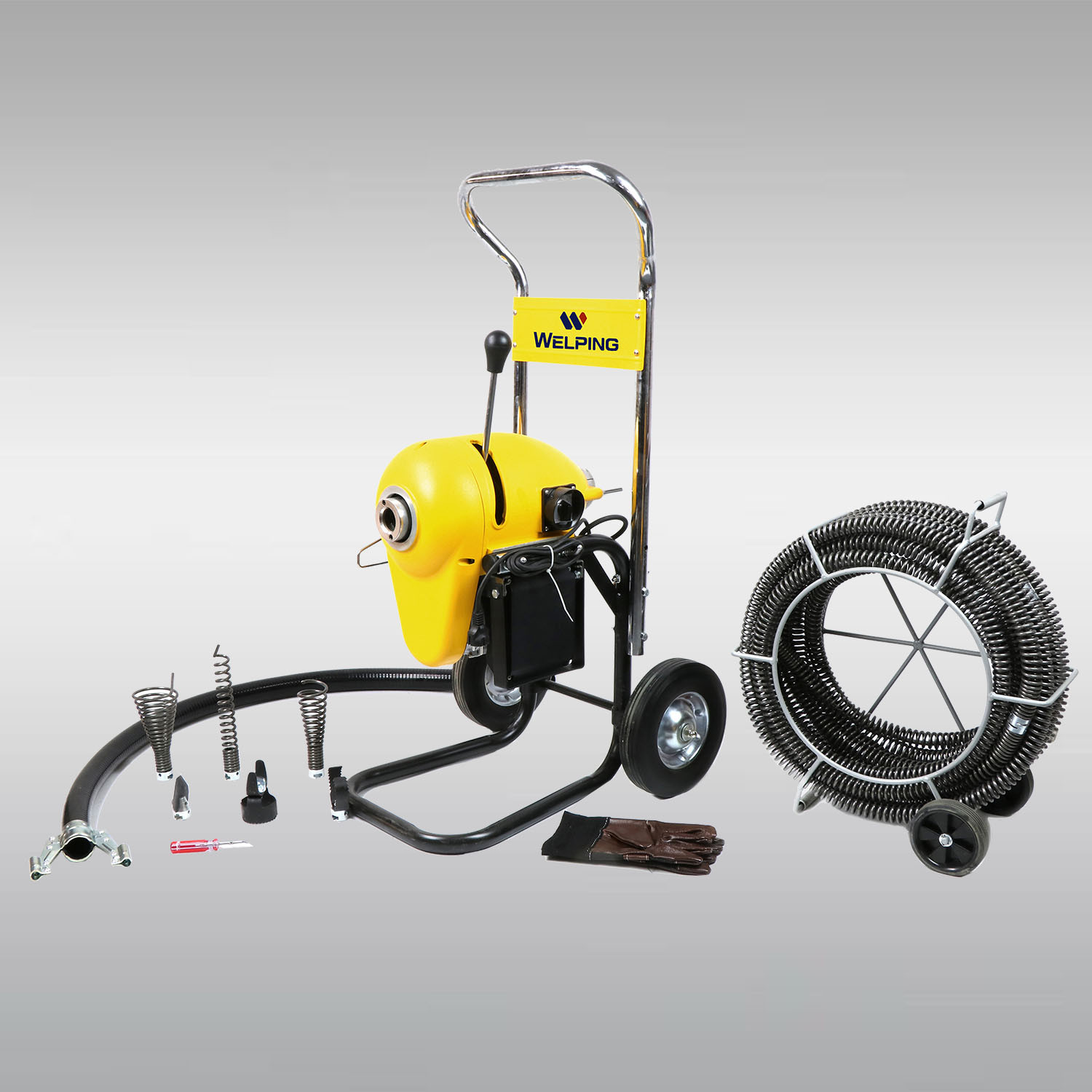 Outstanding Quality Electric Snake Pipe Drain Sewer Cleaning Sectional Machine Sectional Drain