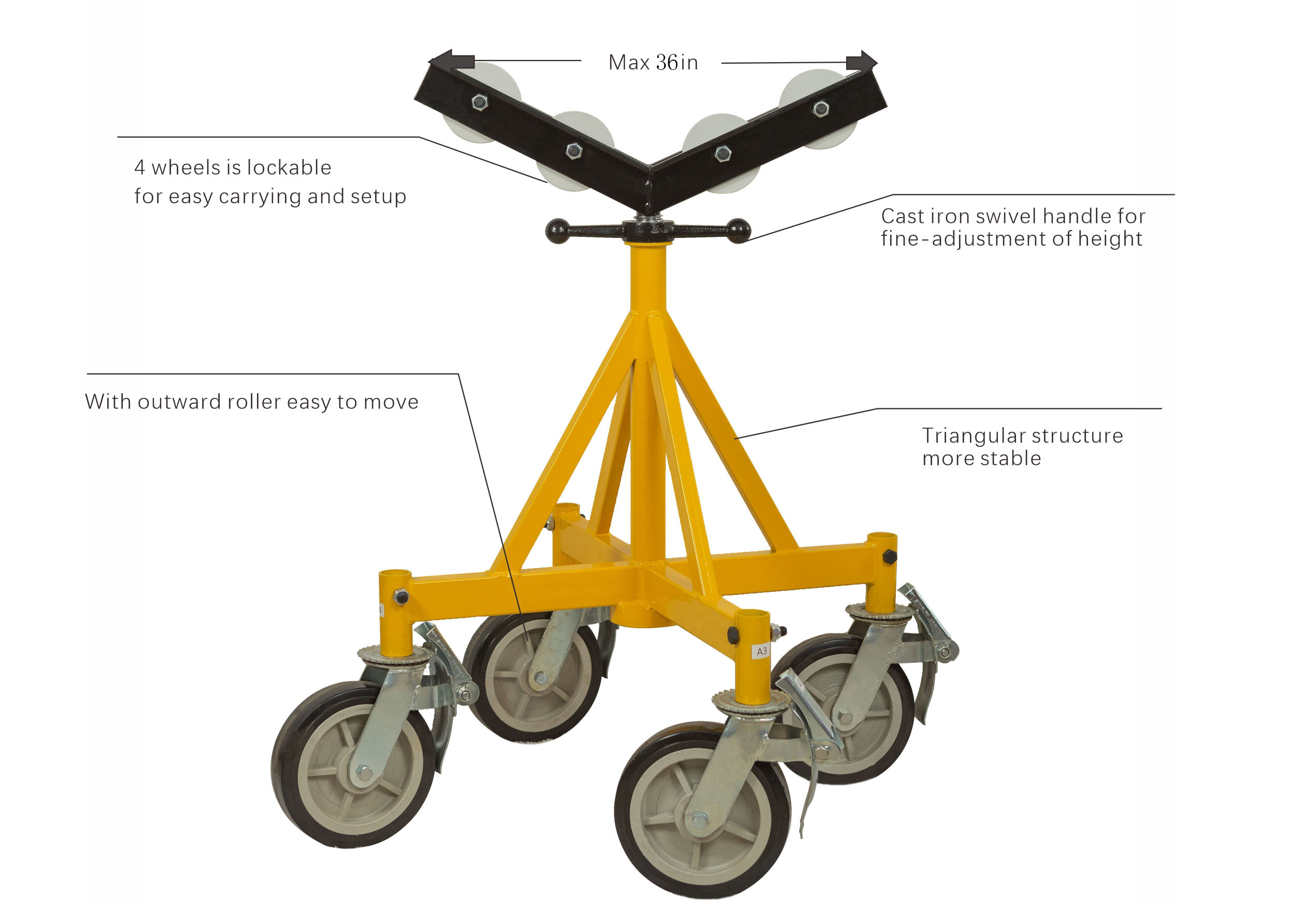 Welping 1107 Head Pipe Jack Stand