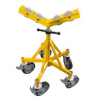 Wheel Head Pipe Stand Vise With Wheels Up To 40 Inch