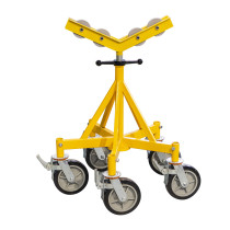 Wheel Head Pipe Stand Vise With Wheels Up To 40 Inch