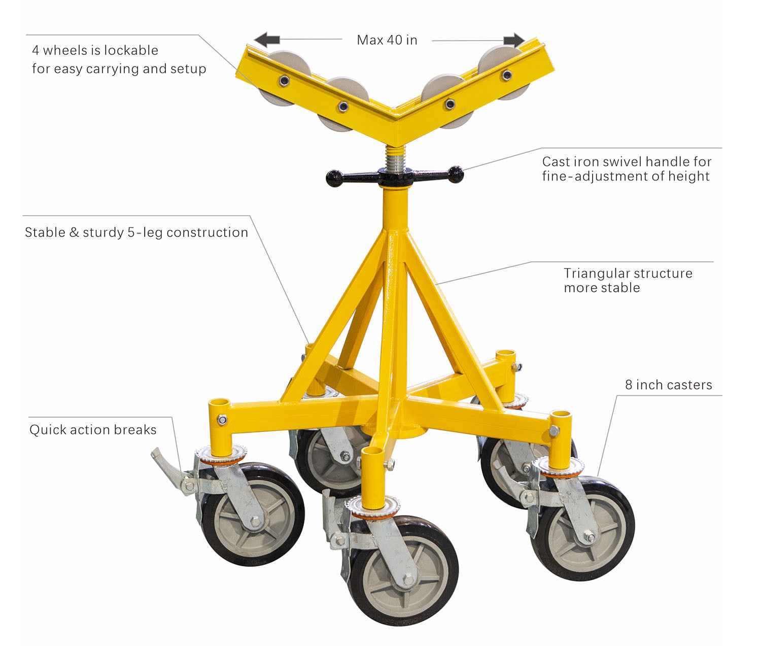 Welping 1107 Head Pipe Jack Stand