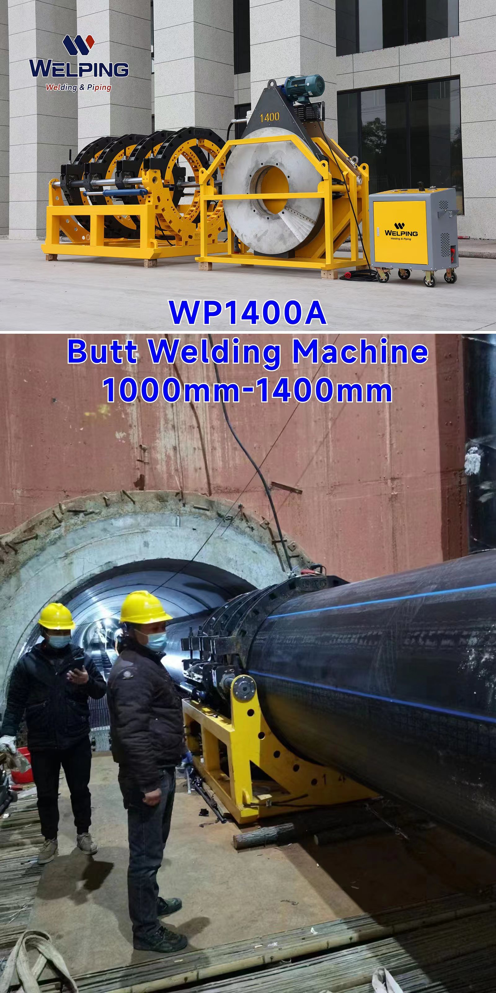 1400mm butt fusion machine