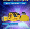China Homelife Dubai Show para máquina de soldadura de tuberías de polietileno del 13 al 15 de junio de 2023