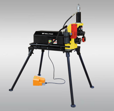 Сверхмощный электрический гидравлический станок для накатки желобков для стальных труб SCH10/SCH40 2"-16"(RG-6X)