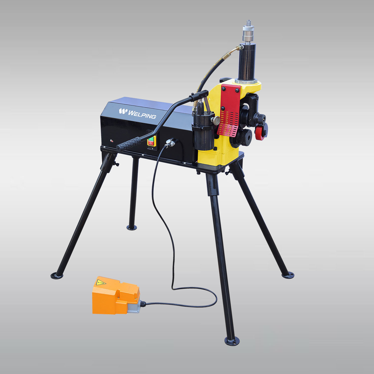 2"12" Heavy duty Electric Hydraulic Roll Grooving Machine for Steel Pipe SCH10/SCH40 Electric