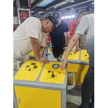 Mongolian customers praise our automatic butt welding machine