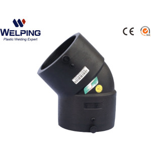 HDPE Pipe Electrofusion Fitting Electrofusion 45° Elbow Natural gas or water or oil supply