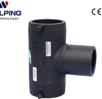 HDPE Pipe Electrofusion Fitting Electrofusion Equal Tee Natural gas or water or oil supply