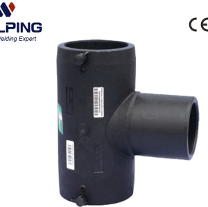 HDPE Pipe Electrofusion Fitting Electrofusion Equal Tee Natural gas or water or oil supply