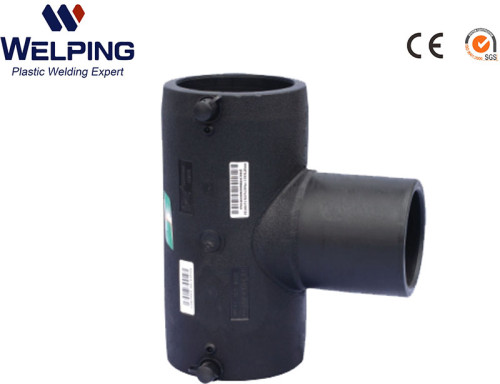 HDPE Pipe Electrofusion Fitting Electrofusion Equal Tee Natural gas or water or oil supply