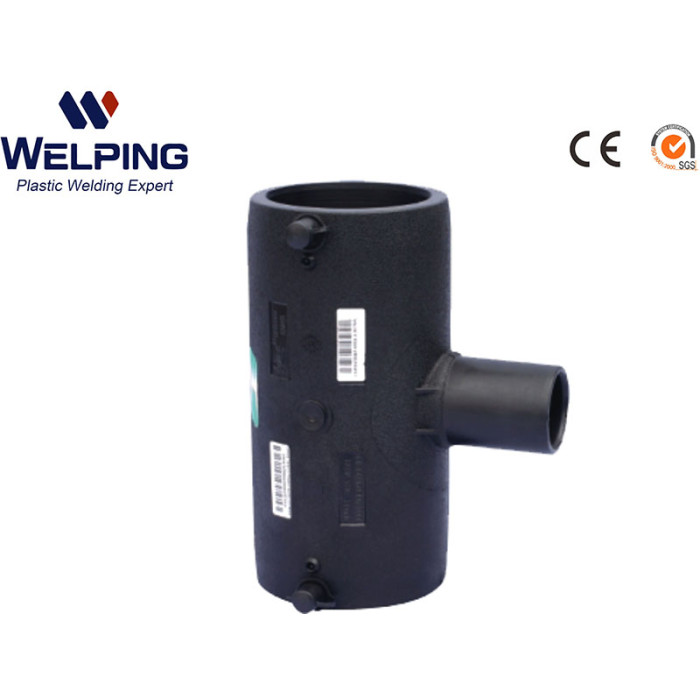 HDPE Pipe Electrofusion Fitting Electrofusion Reducing Tee Natural gas or water or oil supply