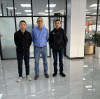Welcome customers to visit our HDPE butt welding machine factory!