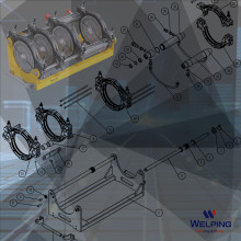 Working principle of plastic pipe heat fusion butt welding machine