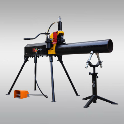 آلة حفر هيدروليكية كهربائية متينة لأنابيب الفولاذ المقاوم للصدأ SCH10/SCH40 مقاس 1"-12"(RG-2S)