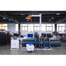 WELPING in Workshop Operation - FX630 hdpe pipe jointing machine with Crane