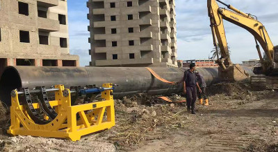 Welping's 1200-1600mm HDPE Pipe Butt Fusion Welding Machine Shines in Egyptian Construction Project