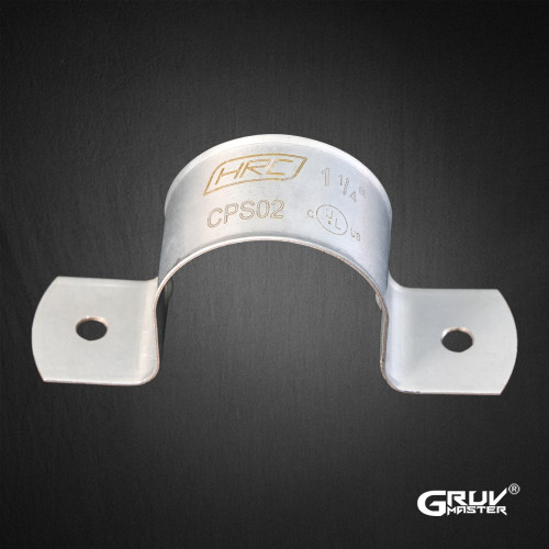 CPS02 Two Hole Pipe Strap 3/4"–2" Carbon Steel Dual-Fix Pipe Support