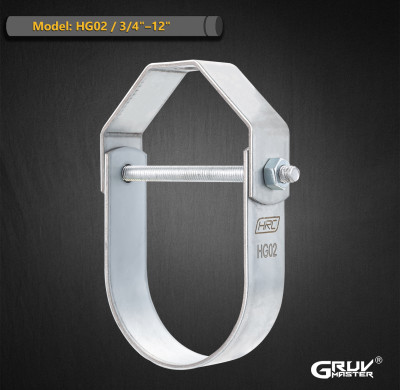 HG02 Clevis Hanger 3/4"–12" Carbon Steel Pipe Hanger
